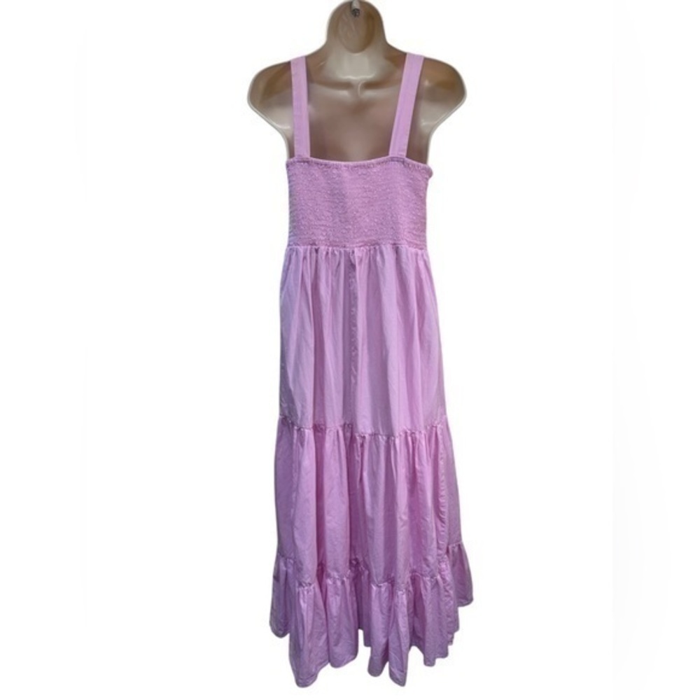 Riley & Rae Women's Sleeveless Smocked Bodice Dress - Picture 6 of 6